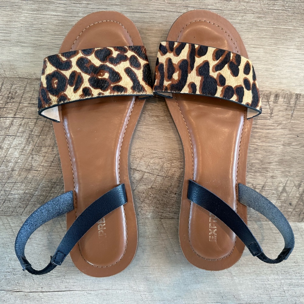 Express Cheetah Sandals